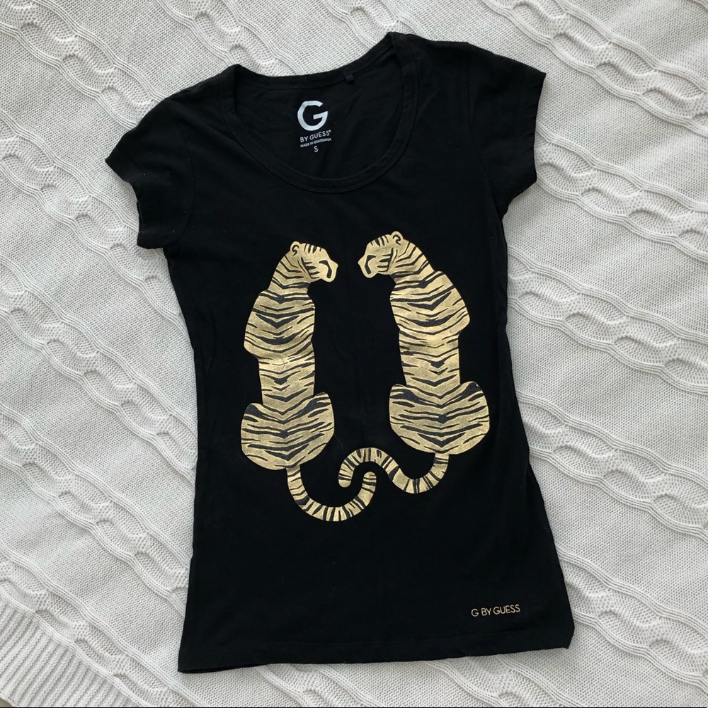 G by Guess Black Tee